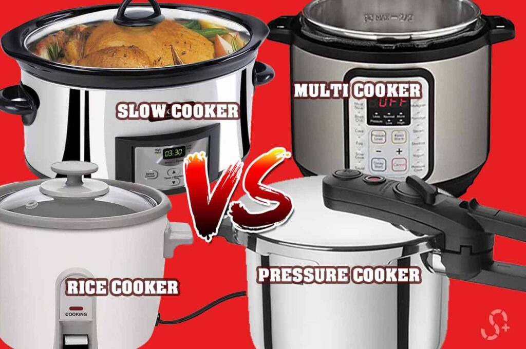 Differences Between Rice Cooker, Pressure Cooker, Multi Cooker, and