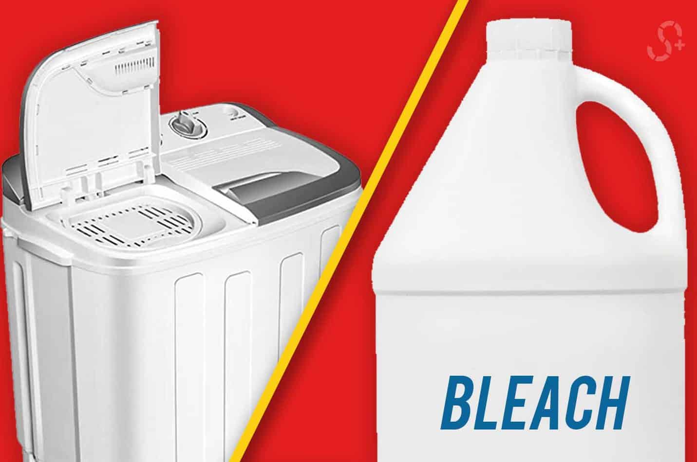 Using Bleach In A Portable Washing Machine [The Do's and Don'ts] - Simple  Lifesaver