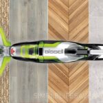 Bissell Crosswave Rolling over four different types of flooring