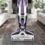 Bissell Crosswave Vacuuming Up Dirt from Carpet